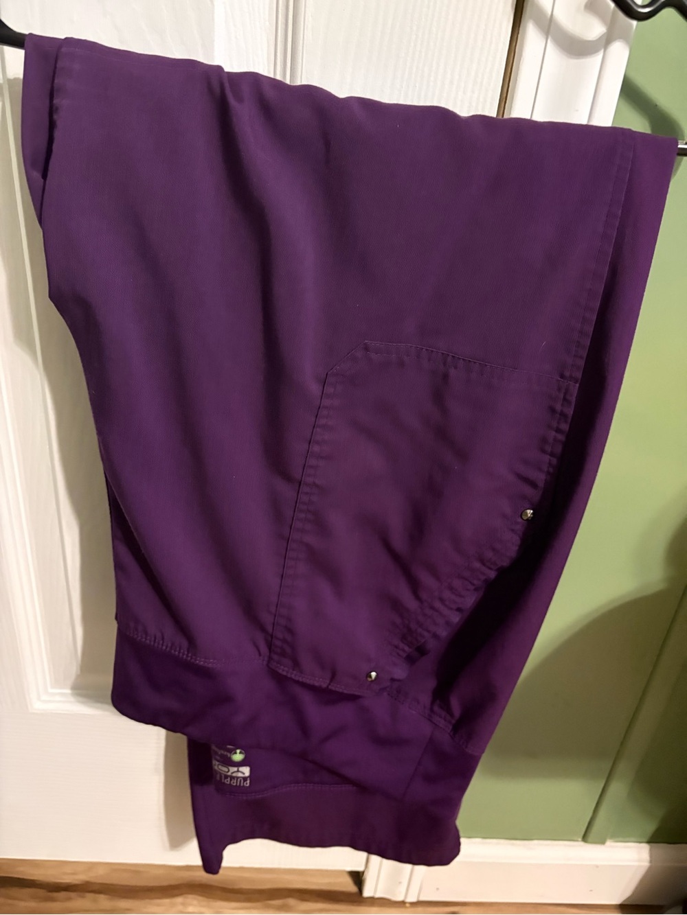 healing hands Purple Cargo Scrub Pants